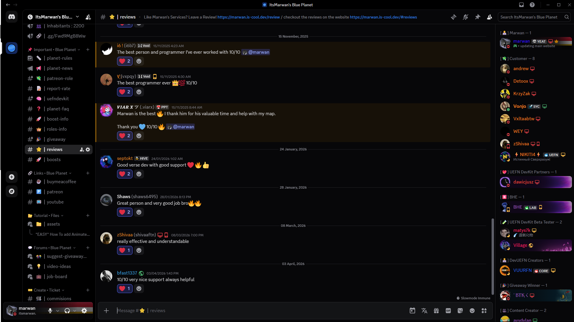 Discord Server Screenshot